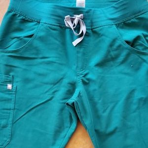 Figs Hunter Green Medium Scrub Pants